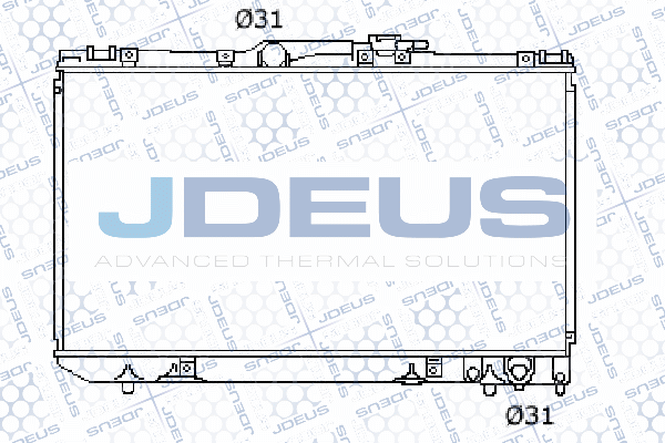 Radiator, engine cooling (028N25)