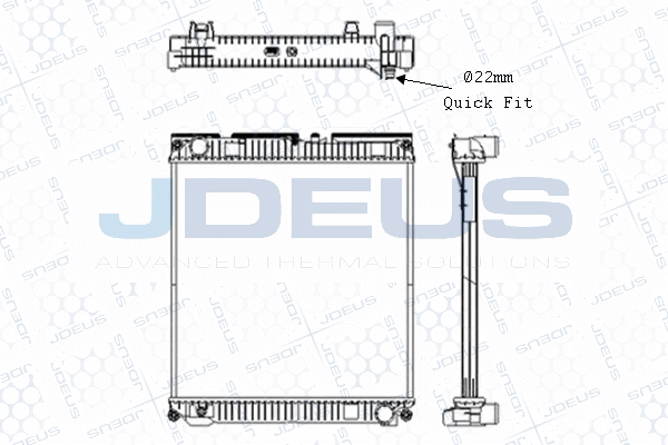 Radiator, engine cooling (M-1150150)