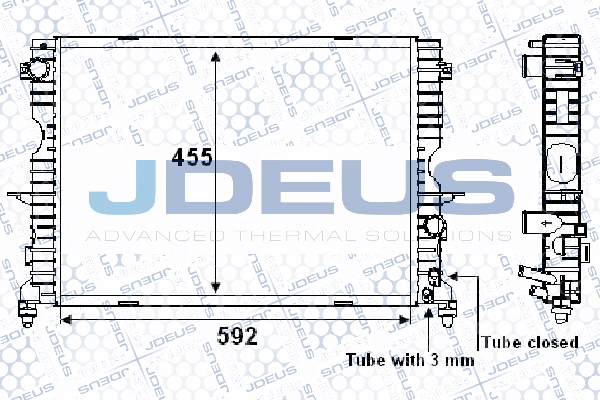 Radiator, engine cooling (002M20)