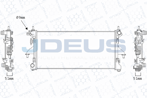 Radiator, engine cooling (M-0070240)