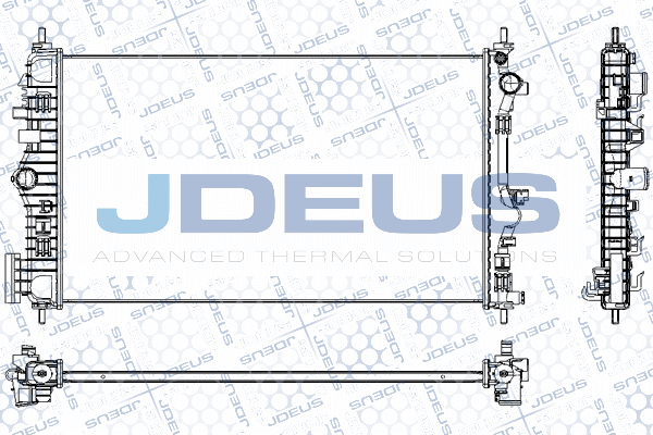 Radiator, engine cooling (RA0201150)
