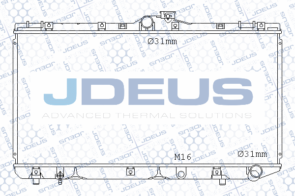 Radiator, engine cooling (028N22)