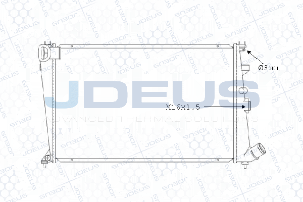 Radiator, engine cooling (M-0070730)