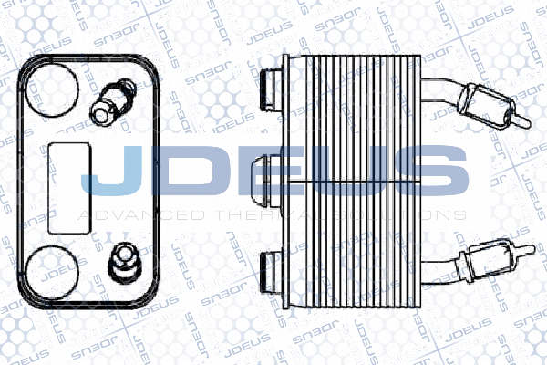 Oil Cooler, automatic transmission (405M27)