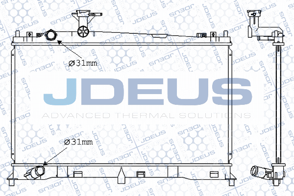Radiator, engine cooling (016M37)
