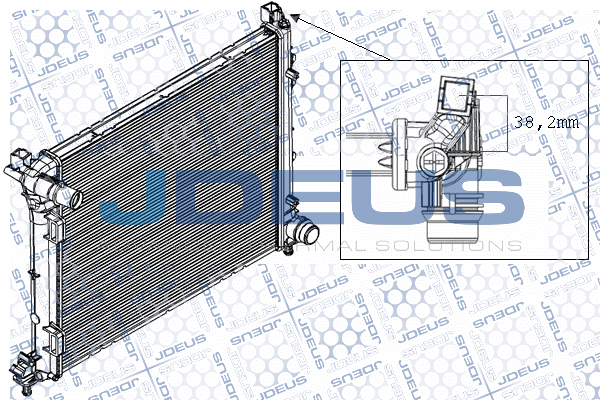 Radiator, engine cooling (RA0111230)