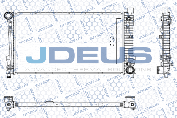 Radiator, engine cooling (M-0170580)