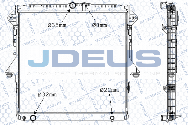Radiator, engine cooling (012M41)