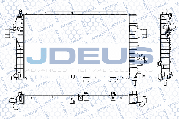 Radiator, engine cooling (RA0201010)