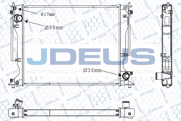 Radiator, engine cooling (M-0780060)
