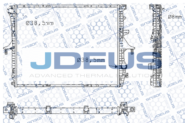 Radiator, engine cooling (M-0300570)