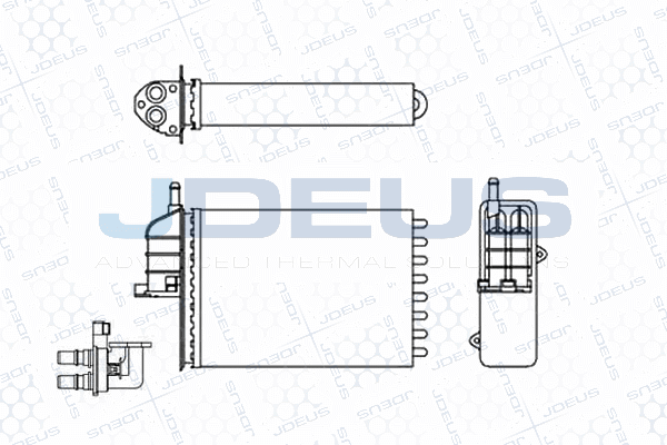 Heat Exchanger, interior heating (M-2110870)
