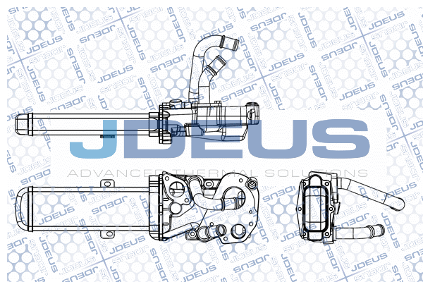 Cooler, exhaust gas recirculation (EG001009C)