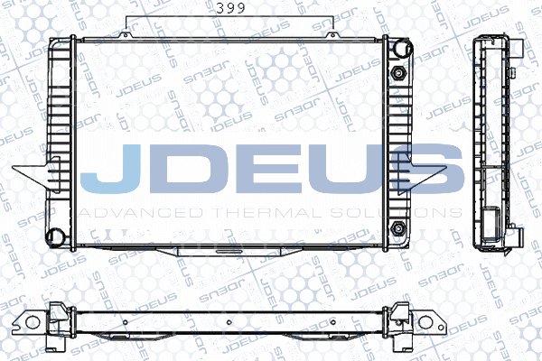 Radiator, engine cooling (RA0310470)