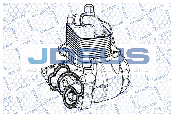 Oil Cooler, engine oil (M-4050660)