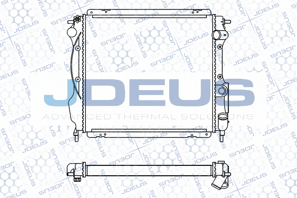 Radiator, engine cooling (M-023009A)