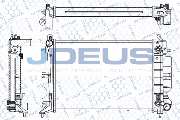 Radiator, engine cooling (RA0240160)