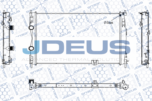 Radiator, engine cooling (M-0190220)