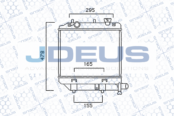 Radiator, engine cooling (016M31)