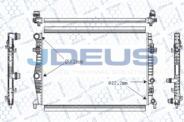 Radiator, engine cooling (M-0300660)