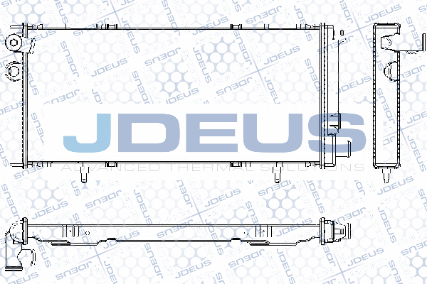 Radiator, engine cooling (RA0210021)