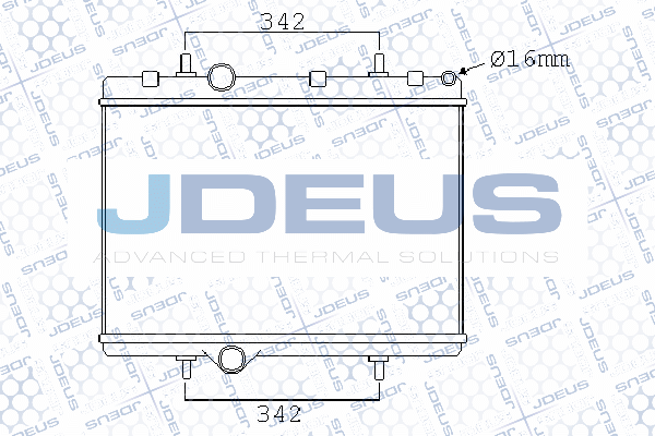 Radiator, engine cooling (007M58)