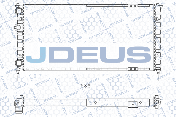 Radiator, engine cooling (025M19)
