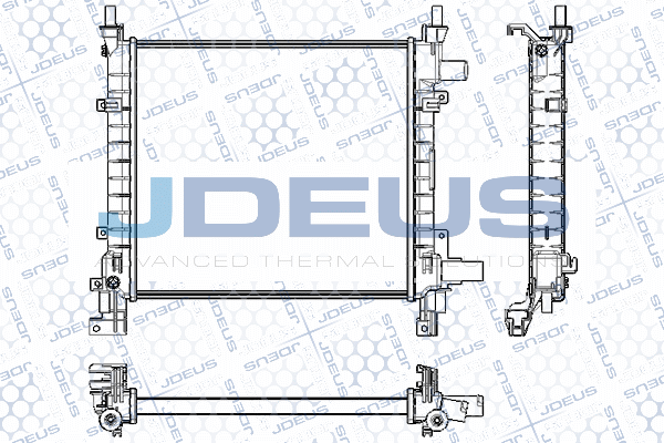 Radiator, engine cooling (RA0121002)