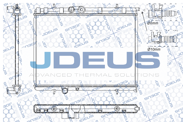 Radiator, engine cooling (RA0210321)
