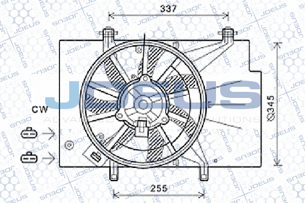 Fan, engine cooling (EV0120360)