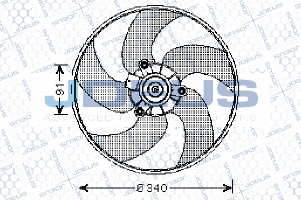 Fan, engine cooling (EV0210300)