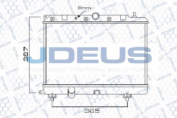 Radiator, engine cooling (002M02)