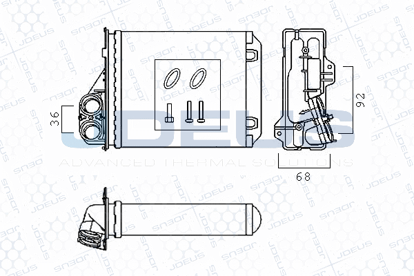 Heat Exchanger, interior heating (M-2231280)