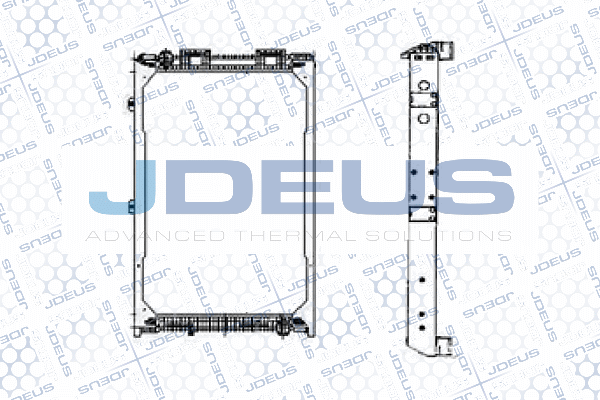Radiator, engine cooling (M-115008A)