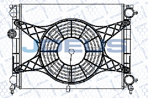 Radiator, engine cooling (RA0390041)