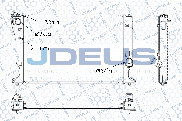 Radiator, engine cooling (M-0280110)
