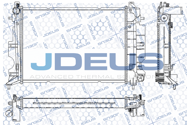 Radiator, engine cooling (RA0240170)