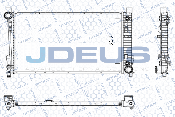Radiator, engine cooling (M-0170550)