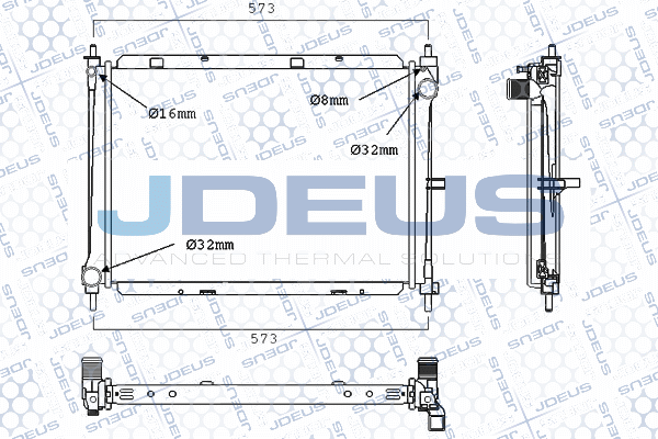 Radiator, engine cooling (M-0190420)