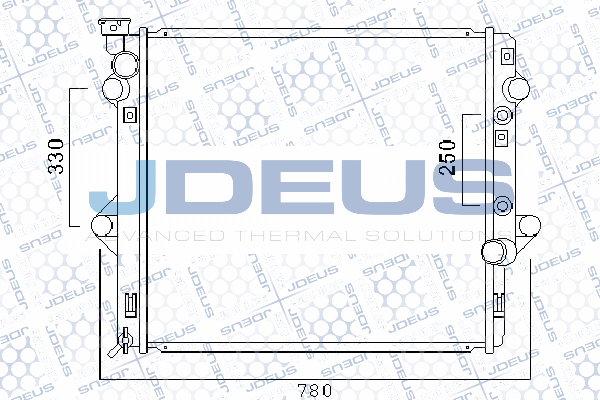 Radiator, engine cooling (028M46)