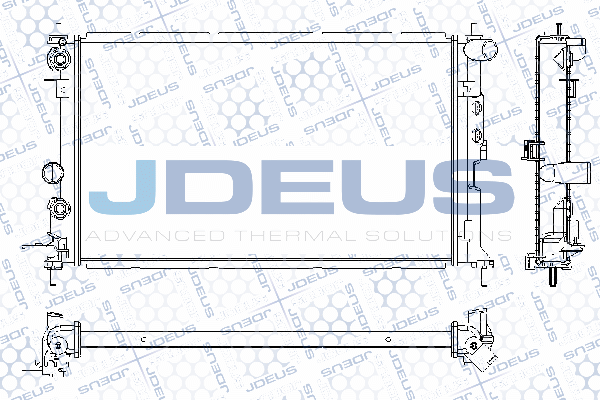 Radiator, engine cooling (RA0200651)