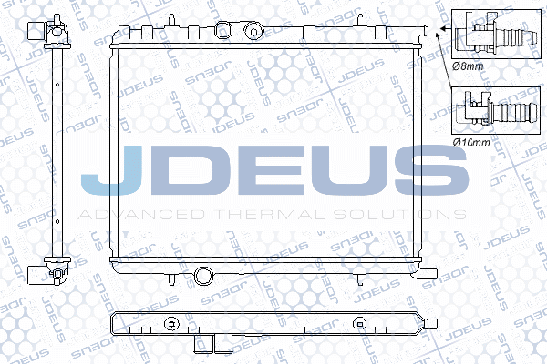 Radiator, engine cooling (RA0210341)