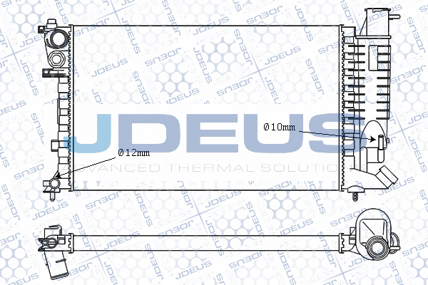 Radiator, engine cooling (M-007044A)