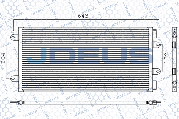 Condenser, air conditioning (711M60)