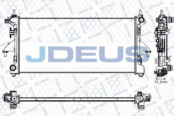 Radiator, engine cooling (RA0070220)