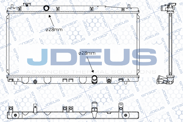 Radiator, engine cooling (013M39)