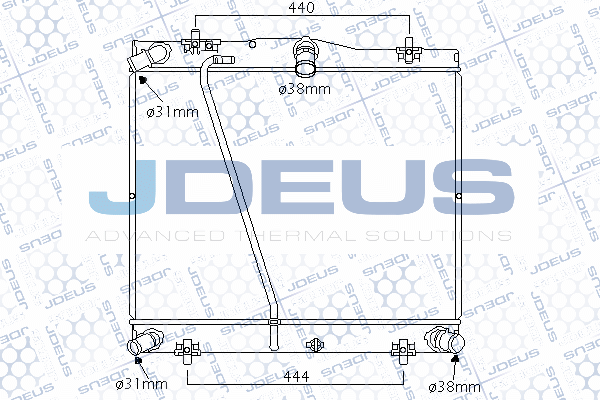 Radiator, engine cooling (028M83)