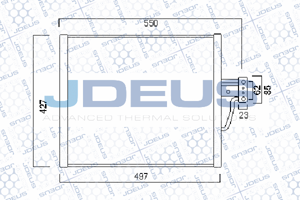 Condenser, air conditioning (705M07)