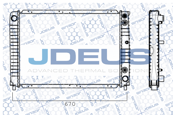 Radiator, engine cooling (RA0310290)