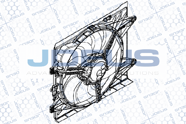 Fan, engine cooling (EV8B0500)